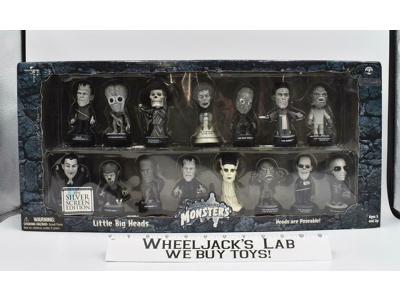 Little Big Heads Silver Screen Edition Universal Monsters 2000 Sideshow NEW MIB