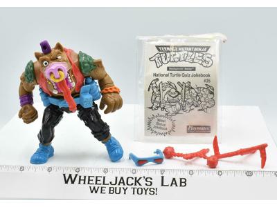 Head Spinnin' Bebop 100% Complete Teenage Mutant Ninja Turtle 1991 Playmates