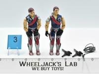 Tomax &amp; Xamot #3 V1 100% Complete 1985 GI Joe Vintage ARAH Hasbro Action Figure