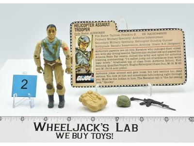 Airborne #2 V1 100% Complete GI Joe 1983 Vintage Hasbro Action Figure ARAH