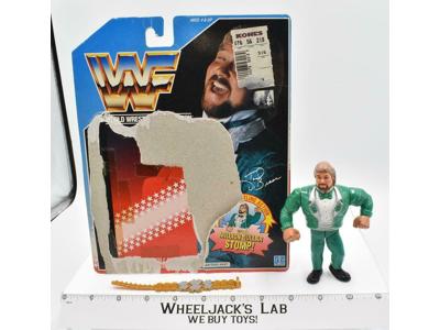 Million Dollar Man Ted DiBaise W/Card WWF Wrestling 1990 Hasbro Action Figure