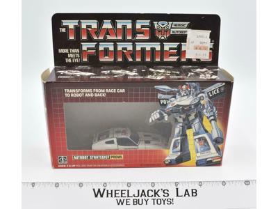 Prowl NICE FIGURE Complete 1985 Vintage Hasbro Action Figure G1 Transformers