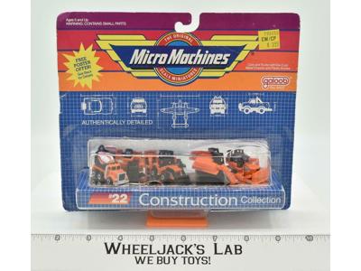 Micro Machines Construction Collection #22 No.6400 MOSC 1988 Galoob Vintage