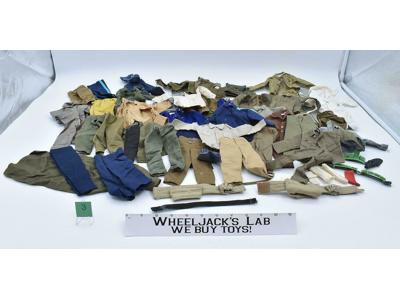 Lot 2 Accessories GI Joe Marx, Mego Pants, Shirts, Tents Vintage