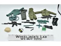 Lot 3 GI Joe 12" Modern Clothes Shoes Weapons Action Figure Vintage