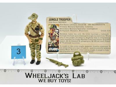 Recondo #3 100% Complete GI Joe V1 ARAH Vintage Hasbro 1984 Action Figure