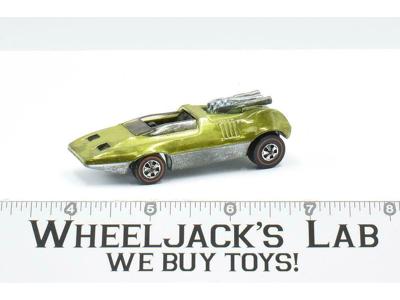 Peeping Bomb Lime 1970 Redline Hot Wheels Mattel Vintage RL