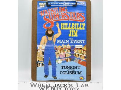 Hillbilly Jim Original Poster 1985 WWF LJN Wrestling Vintage