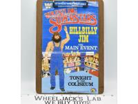 Hillbilly Jim Original Poster 1985 WWF LJN Wrestling Vintage