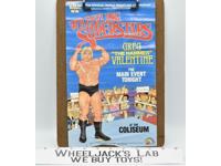 Greg "The Hammer" Valentine Original Poster 1985 WWF LJN Wrestling Vintage