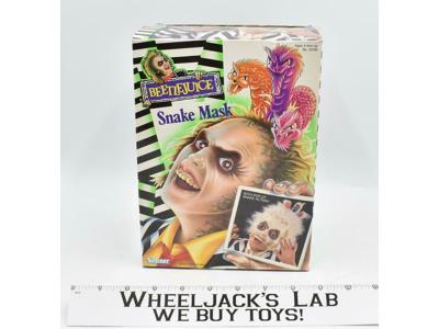 Snake Mask Beetlejuice 1990 Kenner Accessory NEW SEALED MISB