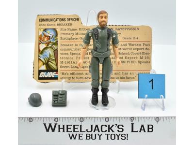 Breaker #1 V1 Straight Arm 1982 GI Joe ARAH Hasbro Action Figure Vintage