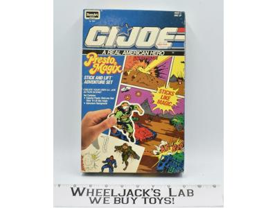 G.I. Joe Presto Magix 1991 Rose Art Brand Stick &amp; Lift Adventure Set