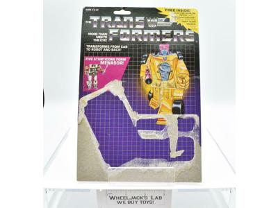 Drag Strip Cardback Vintage 1987 G1 Transformers Action Figure