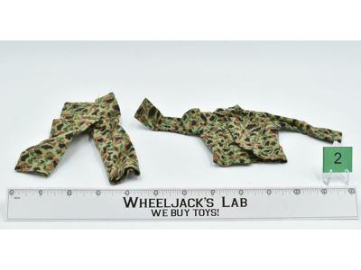 GI Joe 1964 Action Marine Camouflage Fatigue Pants &amp; Shirt #2 12" Vintage
