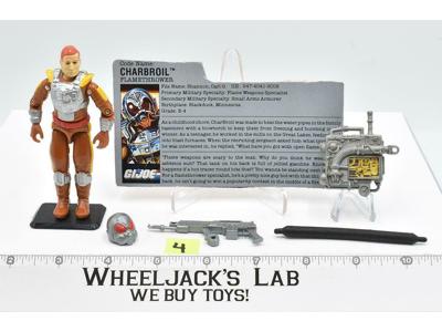 Charbroil #4 V1 100% Complete 1987 GI Joe ARAH Vintage Hasbro Action Figure