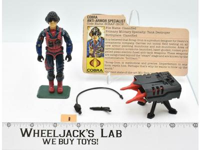 Scrap-Iron #1 100% Complete GI Joe V1 ARAH Vintage Hasbro 1984 Action Figure