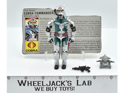 Cobra Commander V3 100% Complete 1987 GI Joe ARAH Hasbro Vintage Action Figure