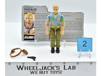 Chuckles #2 V1 100% Complete 1987 GI Joe ARAH Hasbro Vintage Action Figure