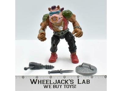 Bebop HARD HEAD 100% Complete Teenage Mutant Ninja Turtles 1988 Playmates