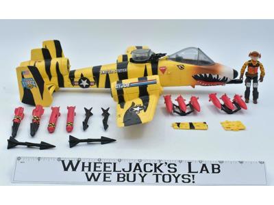 Tiger Rat &amp; Skystriker 100% Complete 1988 GI Joe Vintage Action Vehicle Hasbro