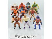 Lot of 10 He-Man Masters Of The Universe Vintage 1980's Mattel Action Figures
