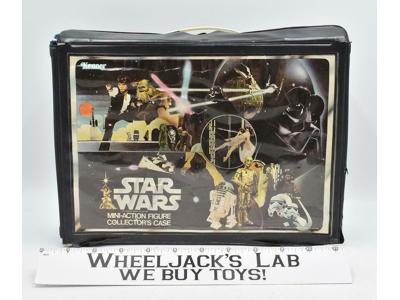 Vinyl Star Wars Action Figure Collector's Case W/Trays and Stickers 1978 Kenner