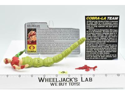 Golobulus #2 V1 100% Complete 1987 GI Joe ARAH Vintage Hasbro Action Figure