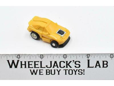 Minispy YELLOW Porsche Car Complete 1984 G1 Transformers Action Figure