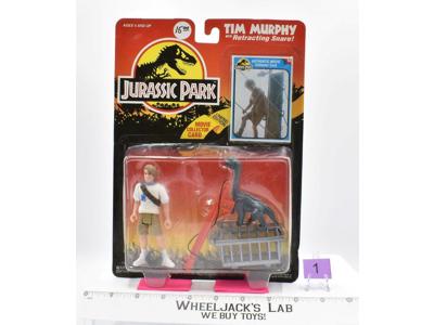 Tim Murphy W/Retracting Snare #1 Jurassic Park Series 1 1993 Kenner MOSC SEALED