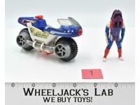 Bullet Motorcycle W/Ali Bombay #1 100% Complete 1987 M.A.S.K. Kenner Vintage
