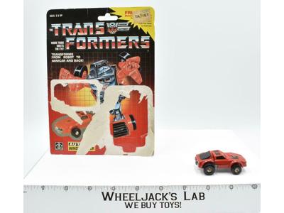 Windcharger W/CARDBACK COMPLETE Vintage 1985 G1 Transformers Action Figure