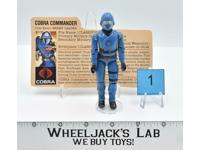 Cobra Commander #1 V1 Straight Arm 1982 GI Joe Hasbro Vintage Action Figure