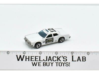 Highway Patrol Car 12 White 1977 Hot Wheels Mattel Vintage