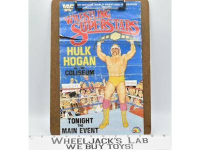 Hulk Hogan Original Poster WWF LJN Wrestling Vintage