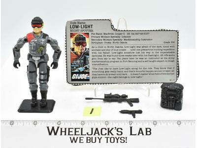 Low-Light #1 V1 GI Joe ARAH Vintage Hasbro 1986 Action Figure