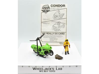 Condor W/Brad Turner 100% Complete Series 1 WORKS M.A.S.K.1986 Vintage Vehicle