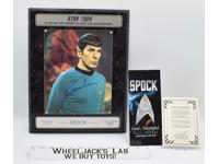 Spock Star Trek Original Series AUTOGRAPHED Plaque 134/2500