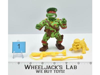 Green Teen Beret #1 Raphael Teenage Mutant Ninja Turtles 1991 Playmates Figure