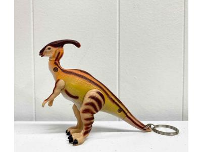 Parasaurolophus Jurassic Park 1997 Amblin Keychain Key Ring