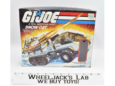 Snow Cat Vehicle 100% Complete W/Box GI Joe 1985 Action Figure Vintage