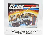 Snow Cat Vehicle 100% Complete W/Box GI Joe 1985 Action Figure Vintage