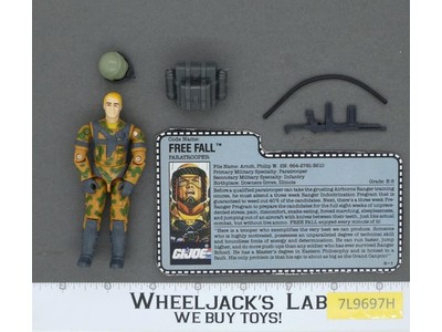 Freefall V1 100% Complete G.I. Joe 1990 Hasbro Vintage Action Figure