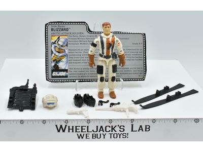 Blizzard V1 100% Complete 1988 GI Joe ARAH Hasbro Vintage Action Figure