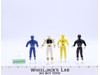 Lot of 4 Mighty Morphin Power Rangers Bandai 4" Action Figures