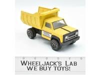 Construction Dumpster Pickup Dump Truck Vintage Pressed Steel &amp; Plastic Tonka
