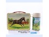 Pets and Pals Lassie Black Beauty Metal Lunch Box 1962 Vintage w/ THERMOS