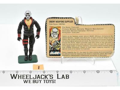Destro V1 GI Joe ARAH 1983 Hasbro Action Figure Vintage