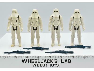 Lot of 4 Imperial Stormtroopers Star Wars 1977 Kenner NO REPRO