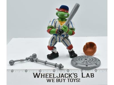Grand Slammin' Raph TMNT Teenage Mutant Ninja Turtles 1991 Playmates Figure